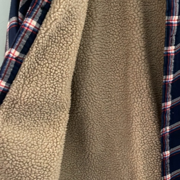 Kid’s Fleece Lined Flannel Shacket - L (12/14) - Picture 3 of 6